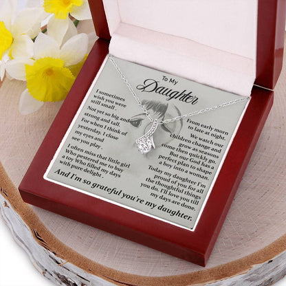 To My Daughter - Love Mom  Alluring Necklace?? Alluring Beauty Necklace