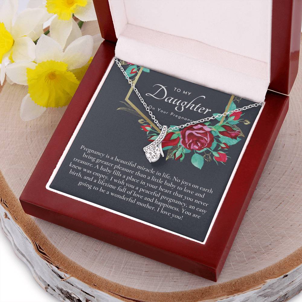 Pregnancy Gift For Daughter Baby Shower Gift Mom To Be Gift Expecting Mom Gift Pregnant Daughter Alluring Beauty Necklace