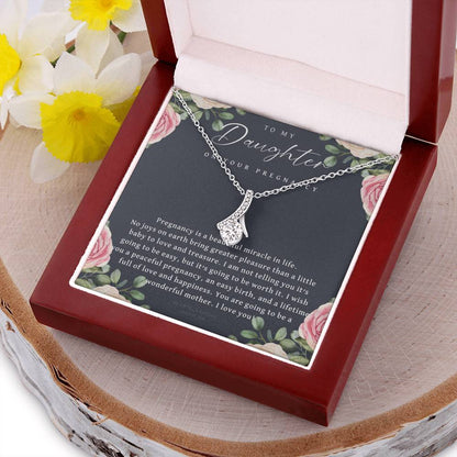 Pregnancy Gift For Daughter Baby Shower Gift Mom To Be Gift Pregnant Daughter Gift From Mom New Mom Expecting Mom Gift Alluring Beauty Necklace