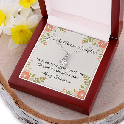 Beautiful Bonus Daughter---Alluring Ribbon Pendant Alluring Beauty Necklace