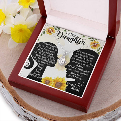 To My Daughter - Alluring Beauty Necklace For Gift - Gift For Daughter 2 Alluring Beauty Necklace