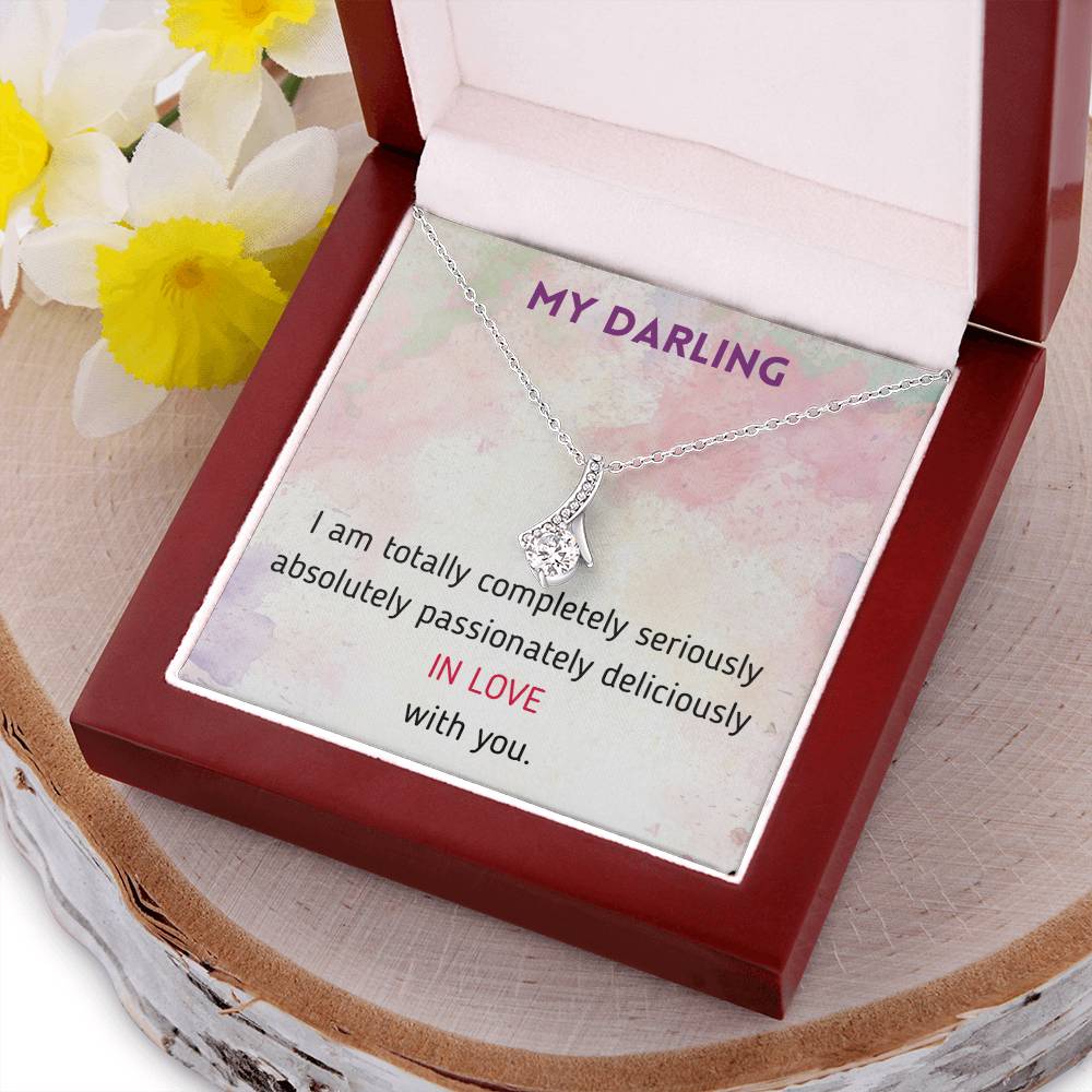 To My Darling Wife - The One Necklace Alluring Beauty Necklace