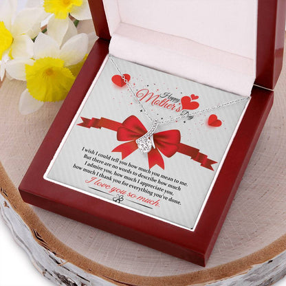 Mom Thank You For Everything You've Done Necklace Alluring Beauty Necklace