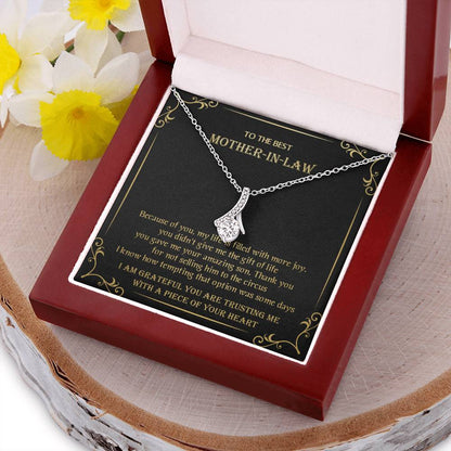 Gift For Mother-In-Law - You Gave Me Your Amazing Son - Alluring Alluring Beauty Necklace