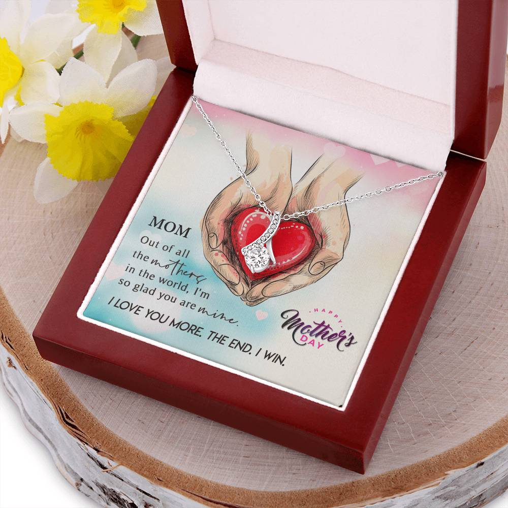 Mom Necklace - Mothers Day Gifts For Mom Alluring Beauty Necklace