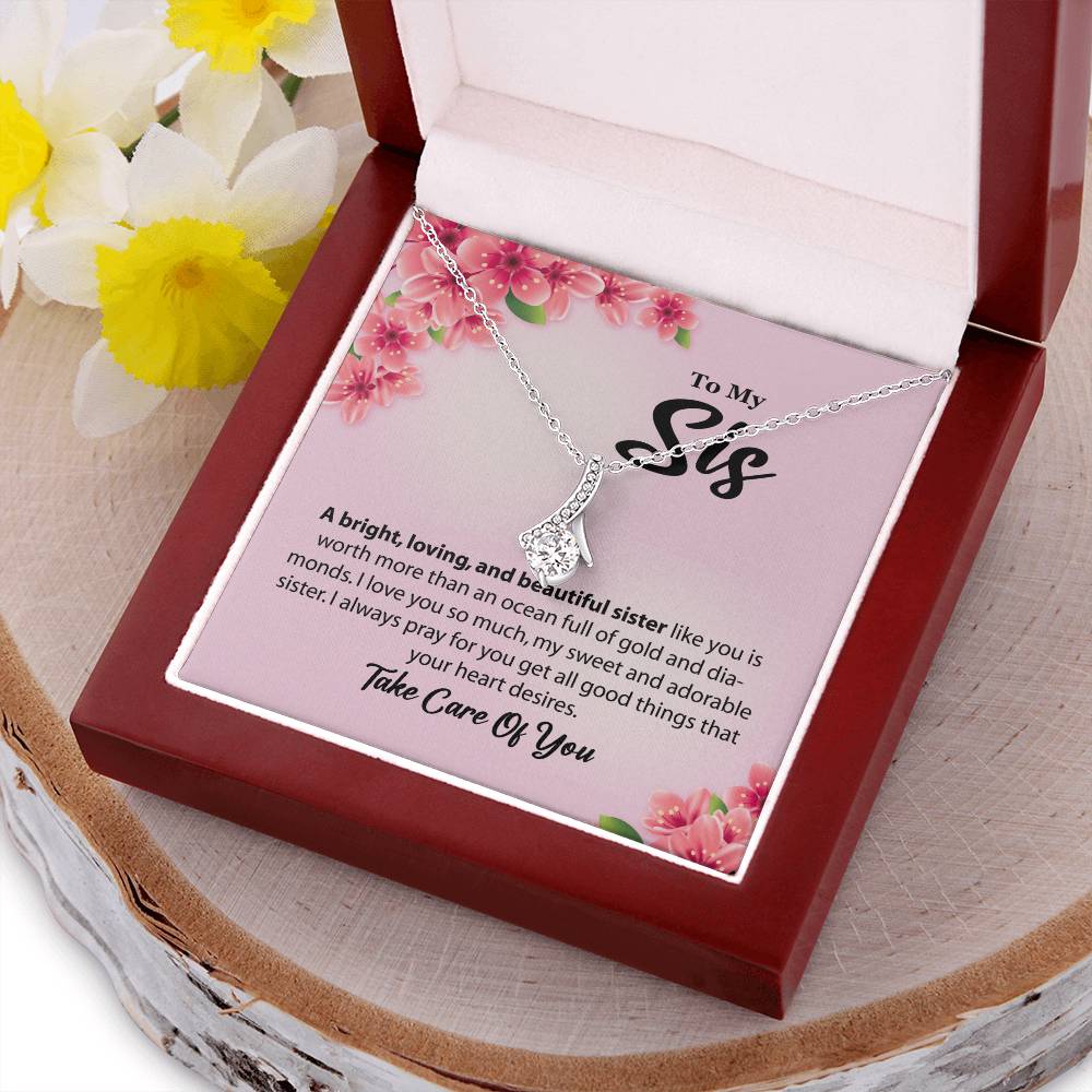 Sister Jewelry Alluring Necklace Gift Sister Gift From Brother Jewelry Gifts For Sister Gifts For Sister Alluring Beauty Necklace