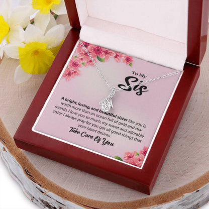 Sister Jewelry Alluring Necklace Gift Sister Gift From Brother Jewelry Gifts For Sister Gifts For Sister Alluring Beauty Necklace