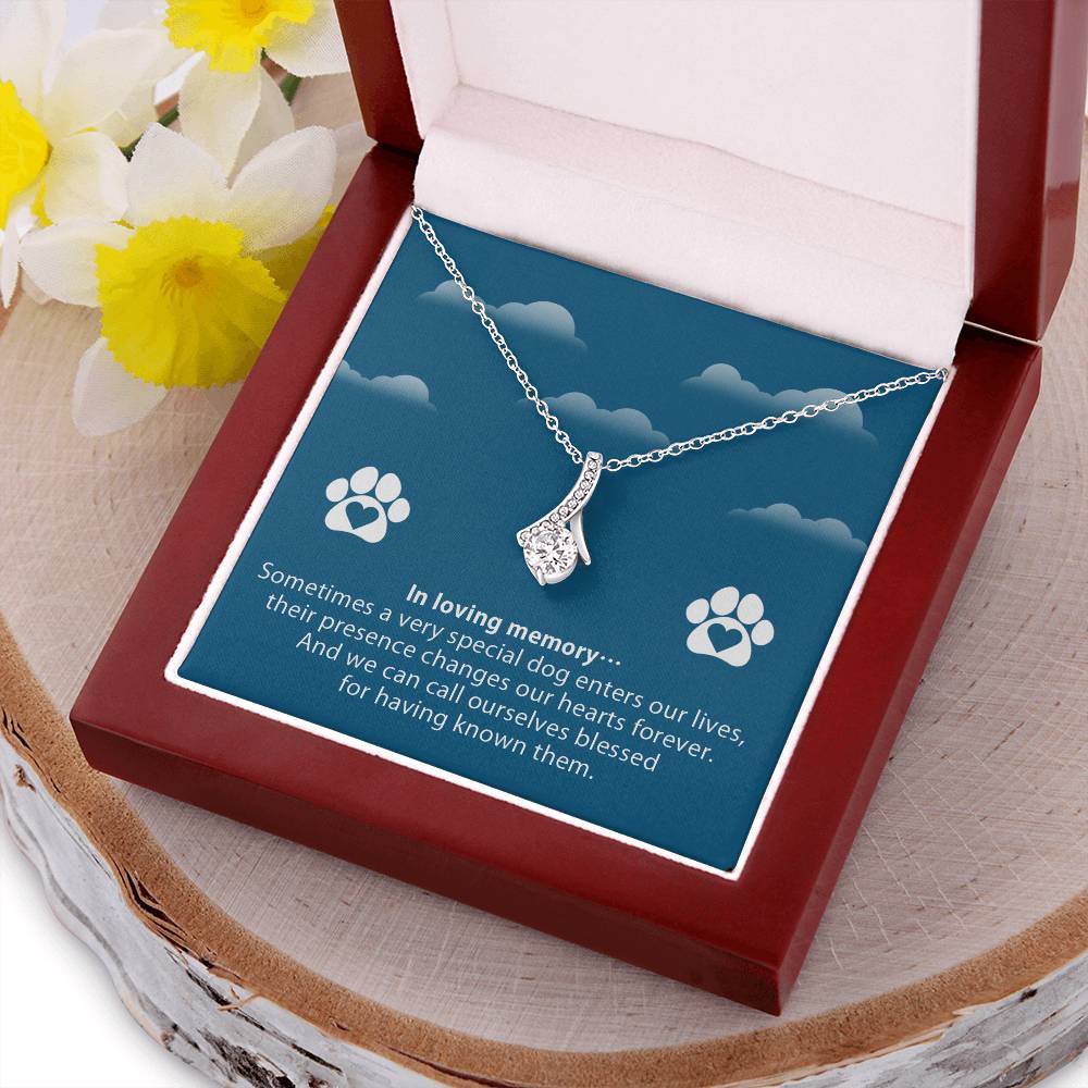 Best Gift Dogmom Alluring Beauty Necklace With Pod Message Card Alluring Beauty Necklace
