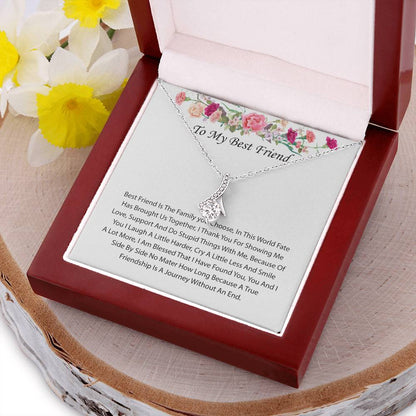 Best Friend Necklace Best Friend Birthday Long Distance Best Friend Best Friend Jewelry Alluring Beauty Necklace