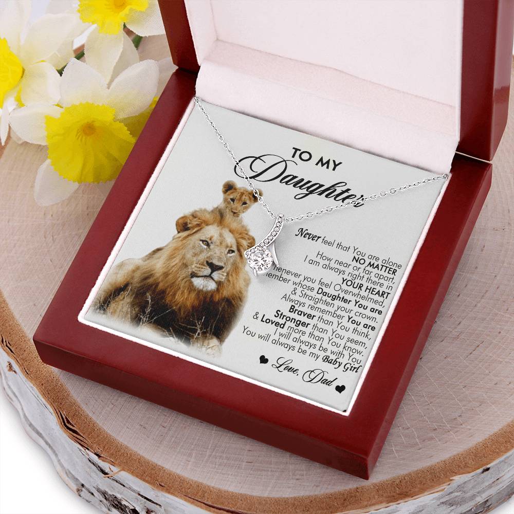 To My Daughter Alluring Beauty Necklace 1  Alluring Beauty Necklace