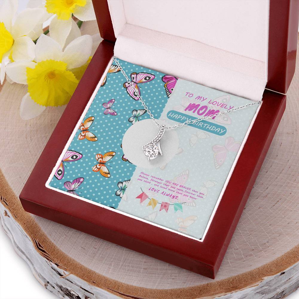 Butterfly Birthday Wishes For Mom Alluring Beauty Necklace