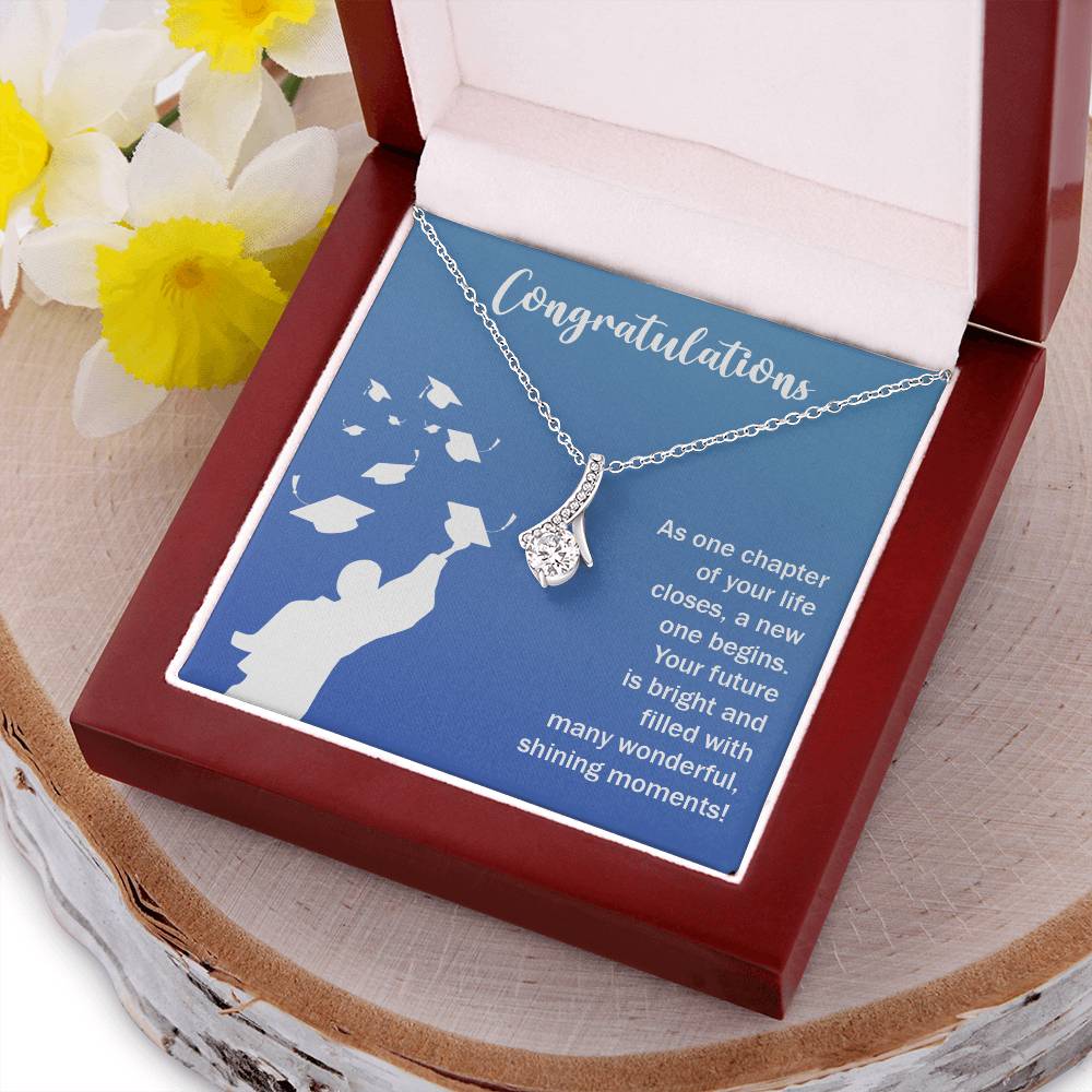 To My Daughter - Graduation Gift - Alluring Beauty Necklace Alluring Beauty Necklace