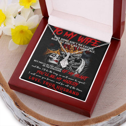 To My Wife Alluring Beauty Necklace Alluring Beauty Necklace