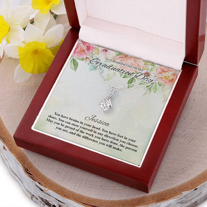 To A Beautiful Girl On Her Graduation Day Flowery Alluring Beauty Alluring Beauty Necklace