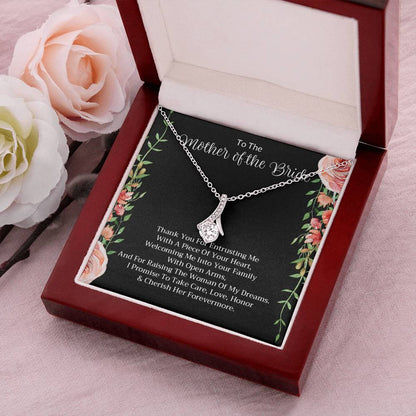 To Mother Of Bride Necklace Alluring Beauty Necklace