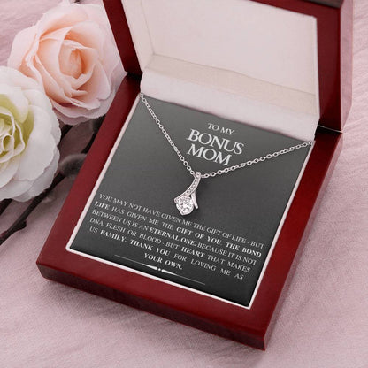 To My Bonus Mom - Alluring Beauty Necklace Alluring Beauty Necklace