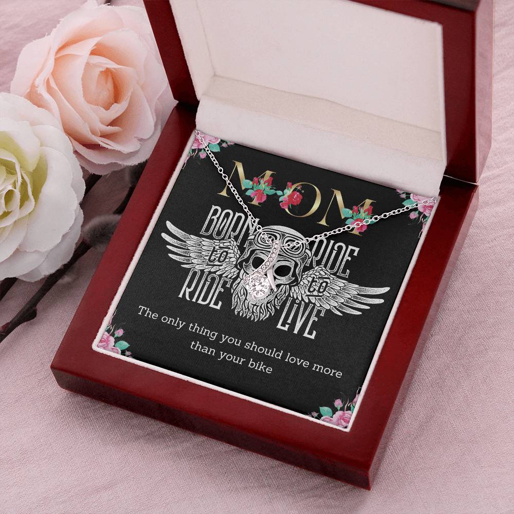 Biker Mom Beautiful Gift Alluring Beauty Necklace