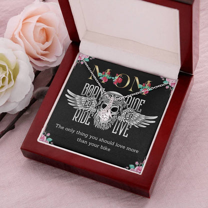 Biker Mom Beautiful Gift Alluring Beauty Necklace