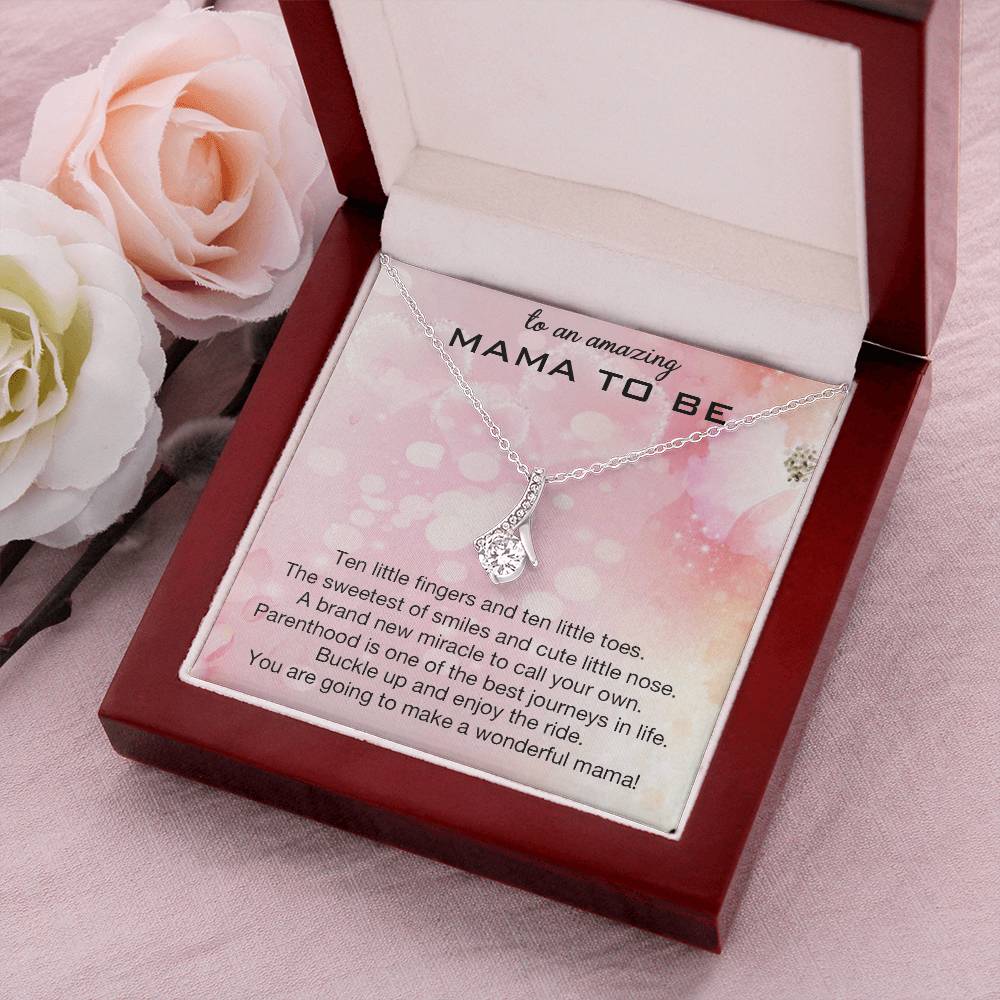 Pregnancy Necklace Gift For Friend Gift For First Time Mom Pregnancy Gift For Best Friend Gift For Mom To Be Alluring Beauty Necklace Alluring Beauty Necklace