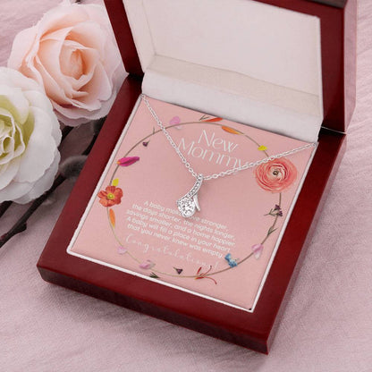Mom To Be Necklace New Mom Necklace First Time Mom Necklace Pregnancy Gift New Mom Gift New Mommy Gift New Mom Gift Jewelry Alluring Beauty Necklace