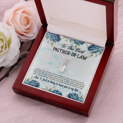 Alluring Beauty Necklace - For Mother In Law Alluring Beauty Necklace