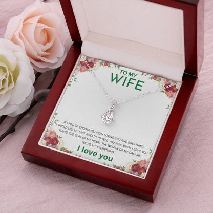Breathing & Loving Necklace. Alluring Beauty Necklace
