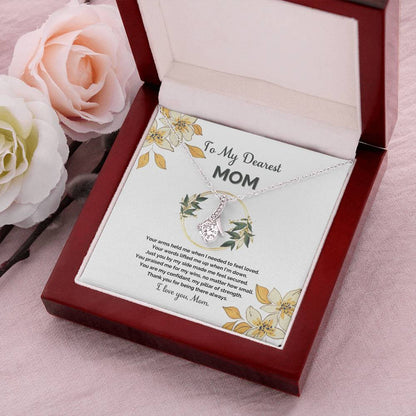 Mom My Pillar Of Strength - Necklace Alluring Beauty Necklace