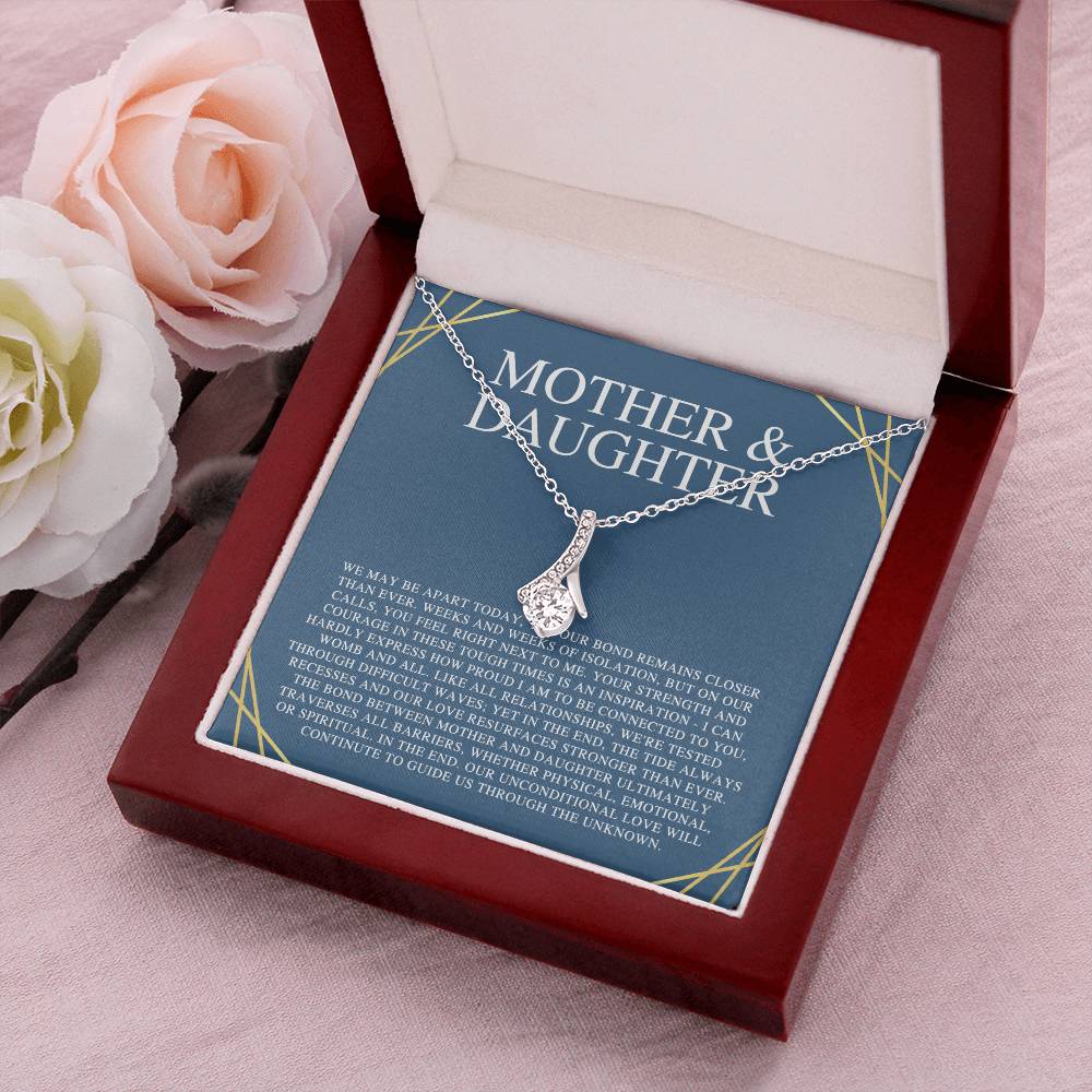 To Daughter Alluring Beauty Necklace Gift For Daughter From Mom - Daughter Necklace From Mom Sentimental Alluring Beauty Necklace
