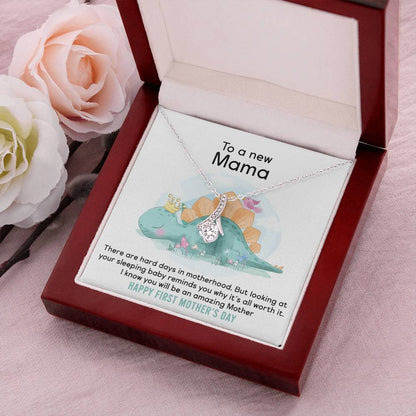 To A New Mama - I Know You Will Be An Amazing Mother - Mother's Day Gift - Alluring Necklace 1 Alluring Beauty Necklace
