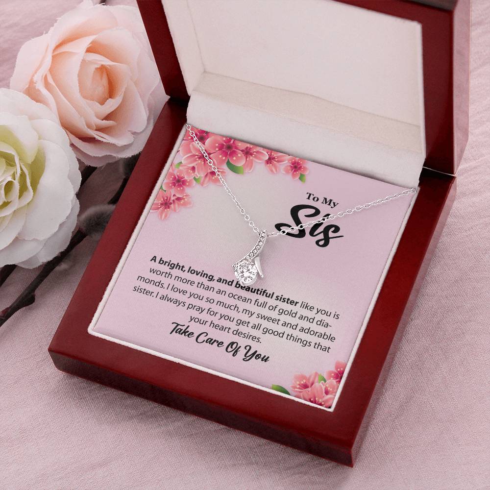Sister Jewelry Alluring Necklace Gift Sister Gift From Brother Jewelry Gifts For Sister Gifts For Sister Alluring Beauty Necklace