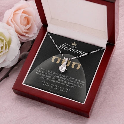 Mom Of Triplet Gift For Triplet Mama Mom Of Three Mom Of Multiples Triplet Mom Gift Triplet Baby Shower Gift Triplet Mommy To Be Triplet Mama Alluring Beauty Necklace