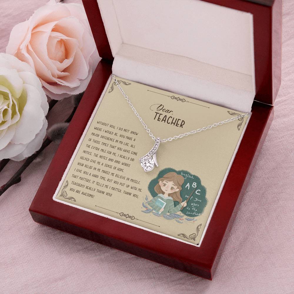 Alluring Necklace For Teacher Alluring Beauty Necklace