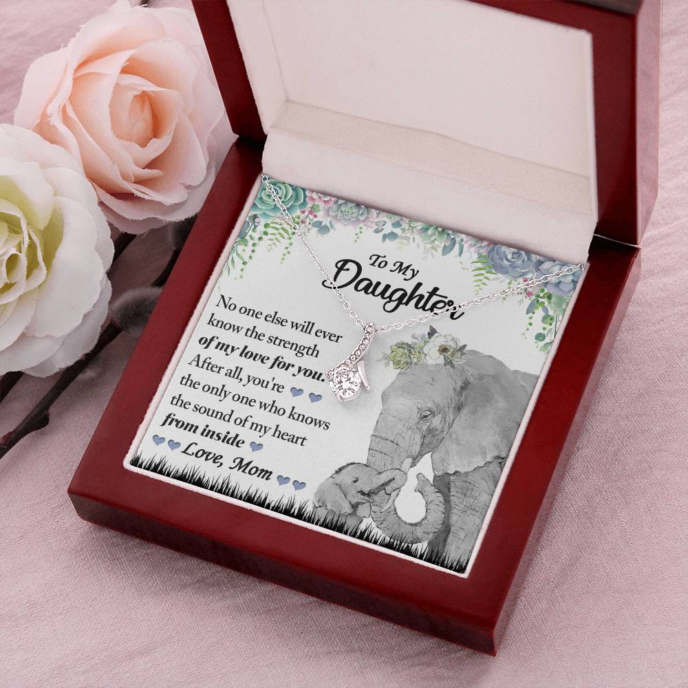 The Sound Of My Heart - Best Gift For Daughter Alluring Beauty Necklace