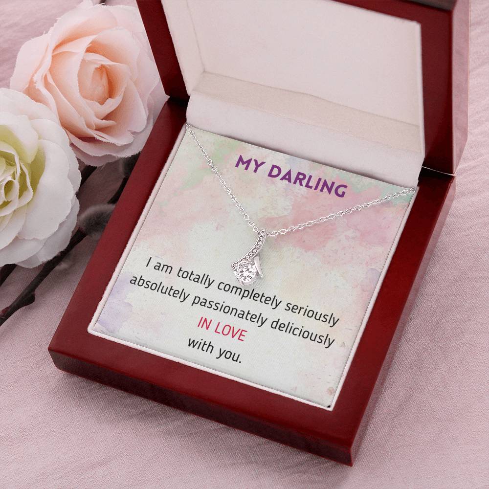 To My Darling Wife - The One Necklace Alluring Beauty Necklace