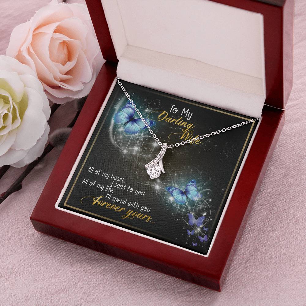 Alluring Beauty Necklace - To My Wife - All Of My Heart Alluring Beauty Necklace