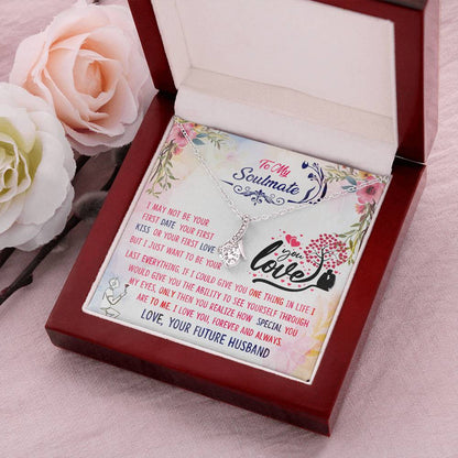 Sentimental Gift For Future Wife Alluring Beauty Necklace
