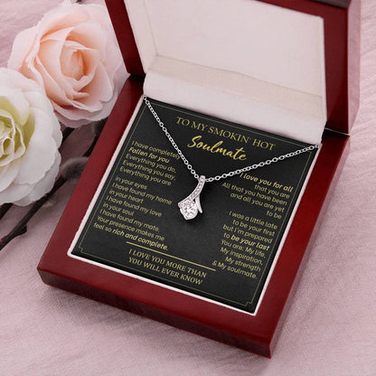 Gift For Your Soulmate - Your Presence Makes Me Complete - Alluring 1  Alluring Beauty Necklace