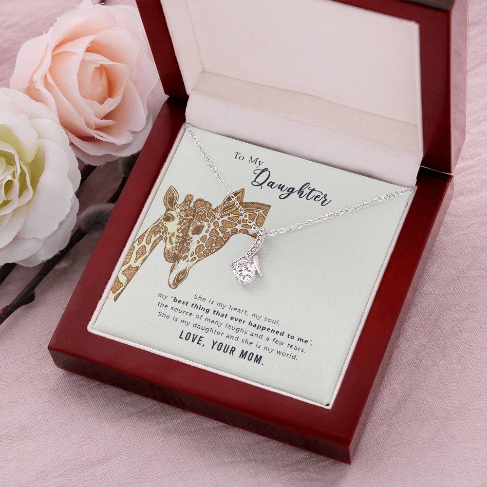 Beautiful Sparkly Pendant Alluring Beauty Necklace