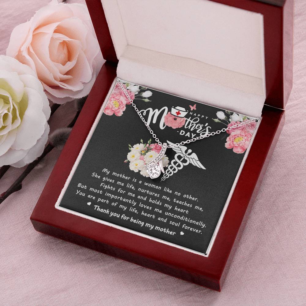 Mother's Day Medical Necklace Alluring Beauty Necklace