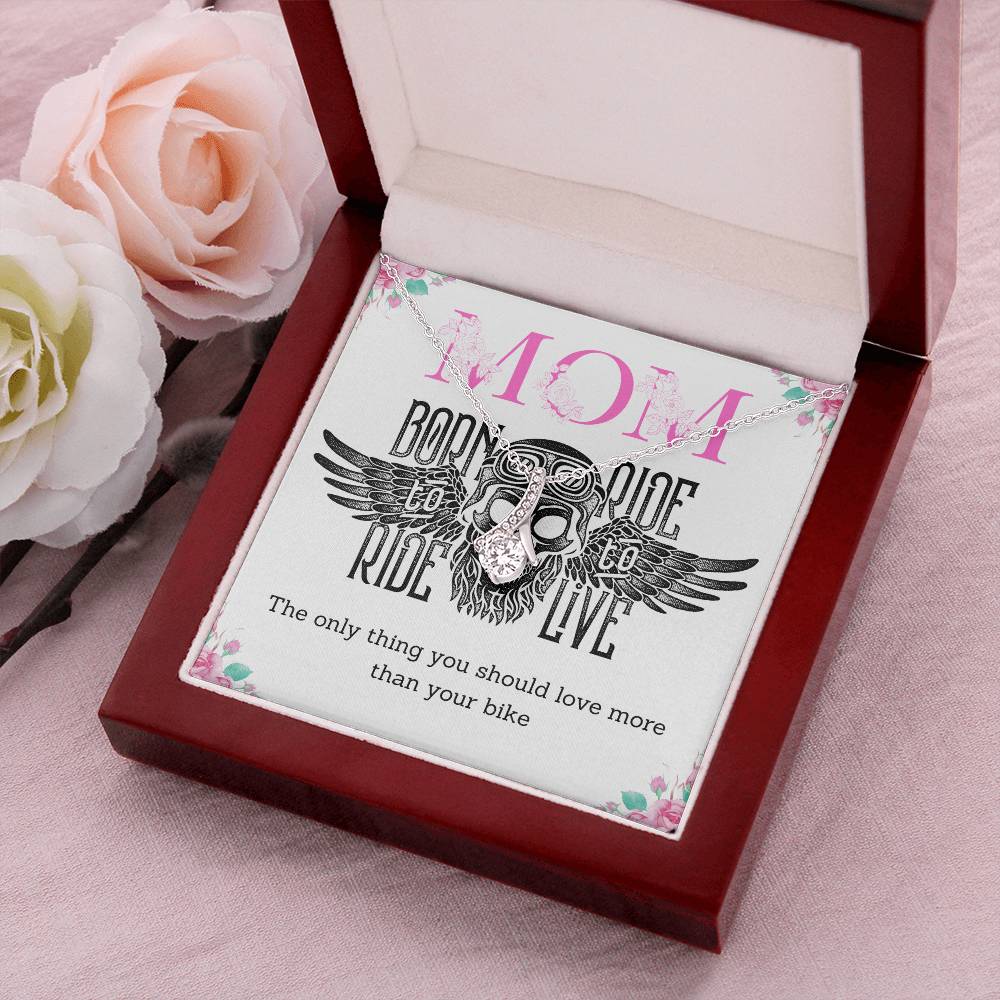 Biker Mom Gift Alluring Beauty Necklace