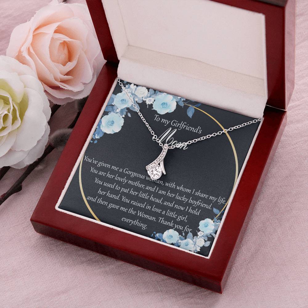 Alluring Necklace To My Girlfriend’S Mom You’Ve Given Me A Gorgeous Woman With Whom I Share My Life Alluring Beauty Necklace