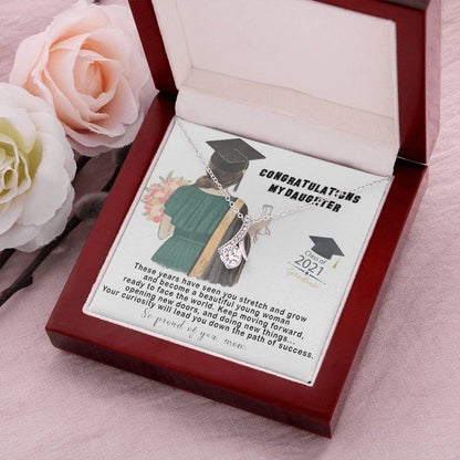 Moms ! Give This Unique Graduation Necklace For Your Daughter Alluring Beauty Necklace