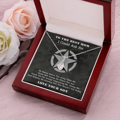 The Best Army Mom - Alluring Necklace Alluring Beauty Necklace