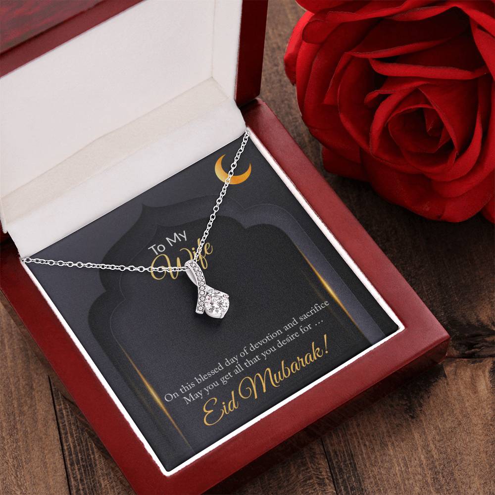 Beautiful Eid Gift For Wife Alluring Beauty Necklace