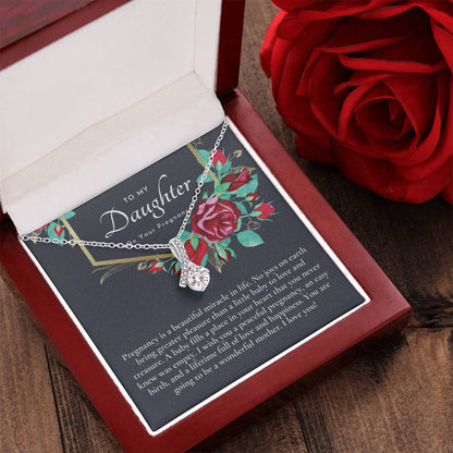 Pregnancy Gift For Daughter Baby Shower Gift Mom To Be Gift Expecting Mom Gift Pregnant Daughter Alluring Beauty Necklace