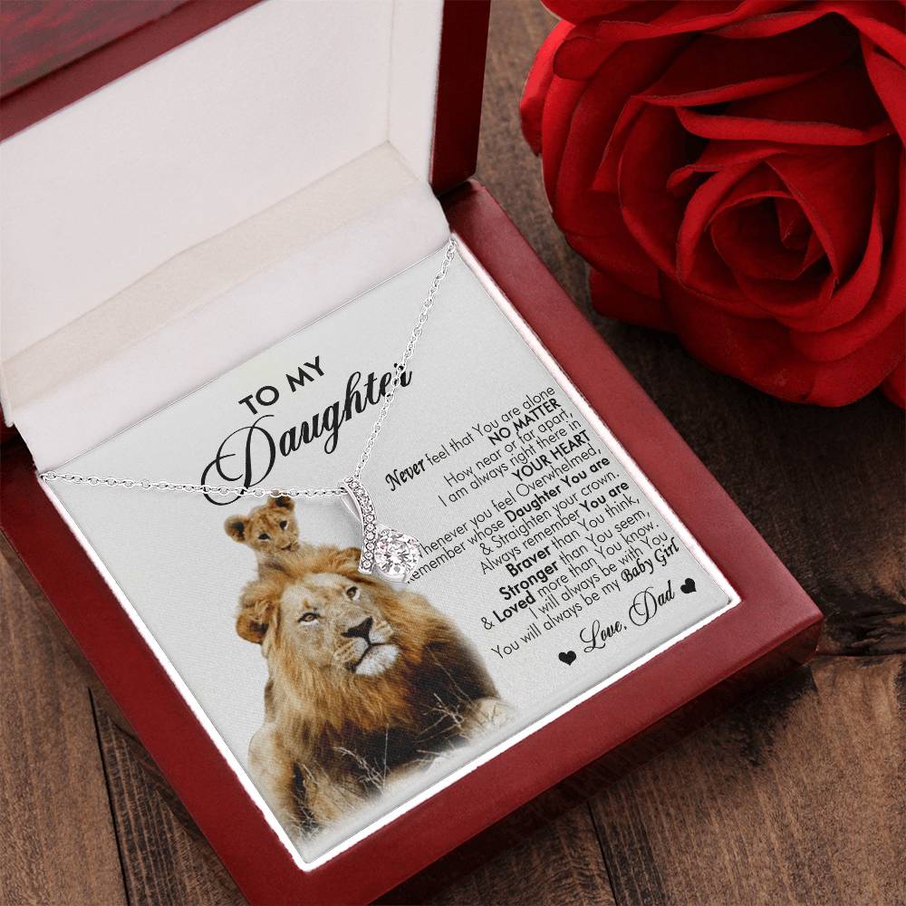 To My Daughter Alluring Beauty Necklace 1  Alluring Beauty Necklace