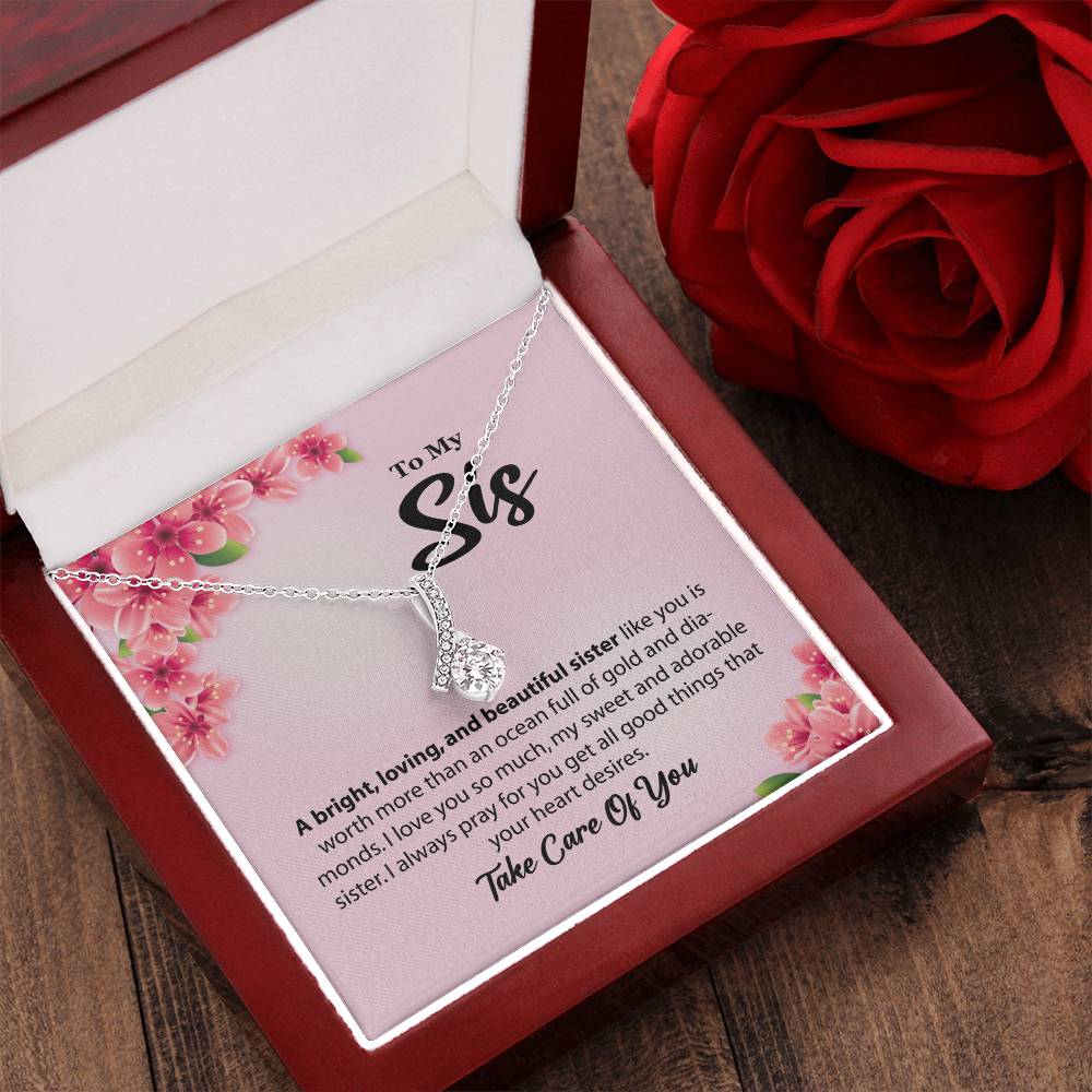 Sister Jewelry Alluring Necklace Gift Sister Gift From Brother Jewelry Gifts For Sister Gifts For Sister Alluring Beauty Necklace