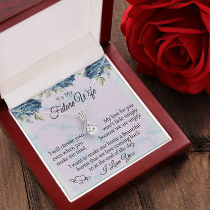 Best Gift For Future Wife. Birthday Gift. Christmas Gift. Alluring Beauty Necklace