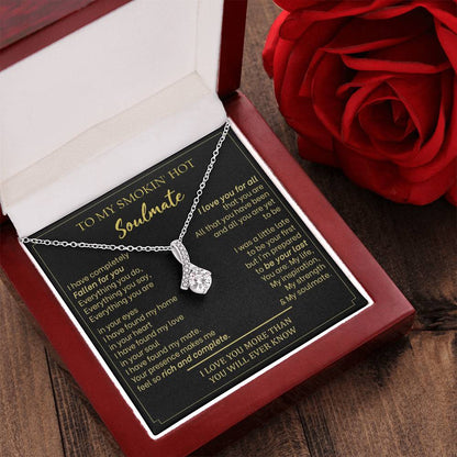 Gift For Your Soulmate - Your Presence Makes Me Complete - Alluring Alluring Beauty Necklace