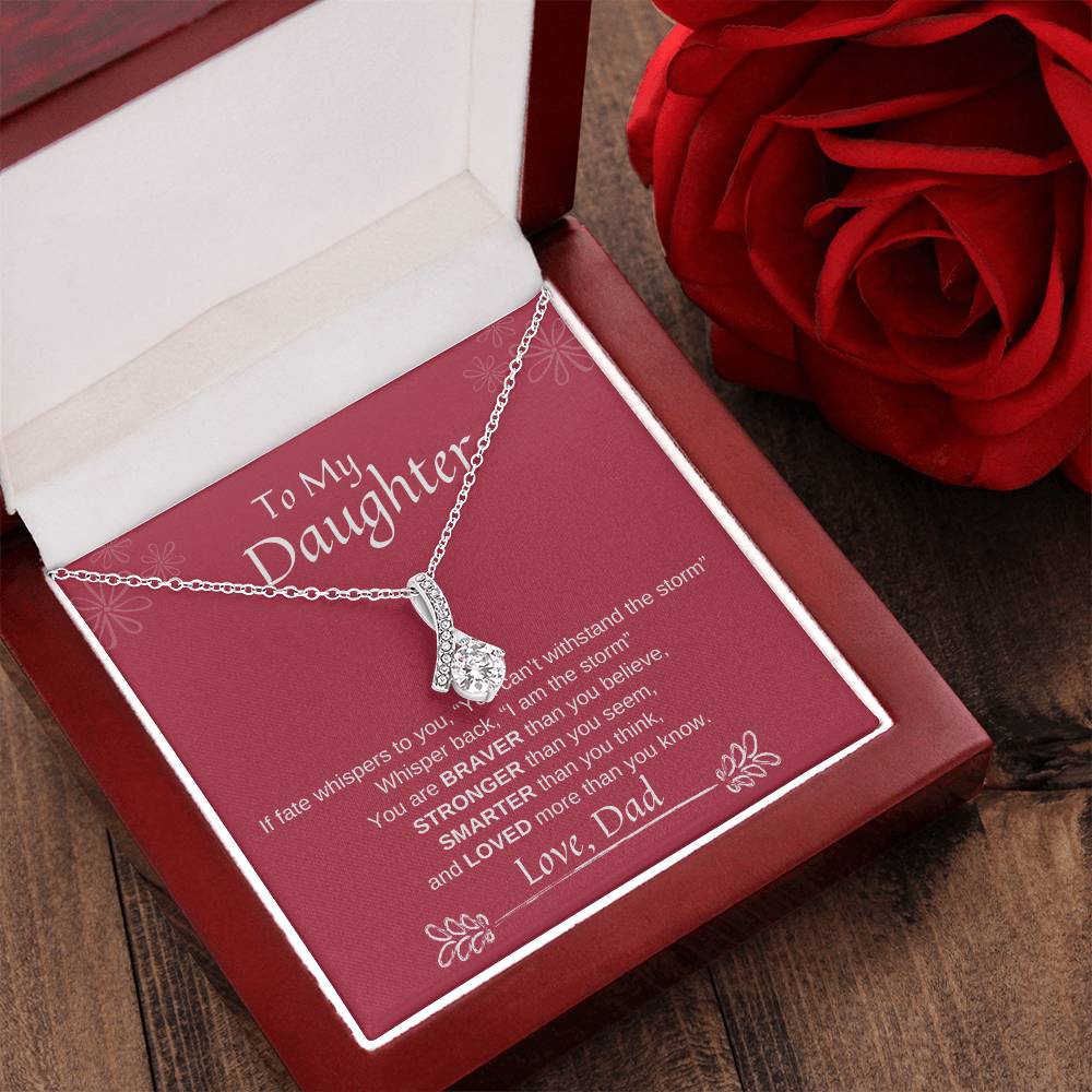 To My Daughter Alluring Beauty Necklace 2  Alluring Beauty Necklace